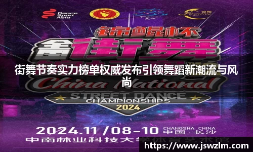 街舞节奏实力榜单权威发布引领舞蹈新潮流与风尚